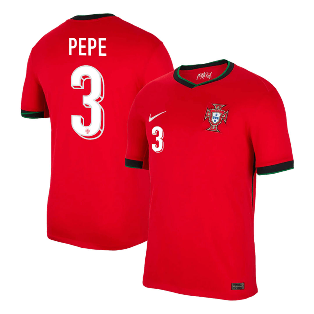 Portugal PEPE #3 Home Jersey EURO - gojersey