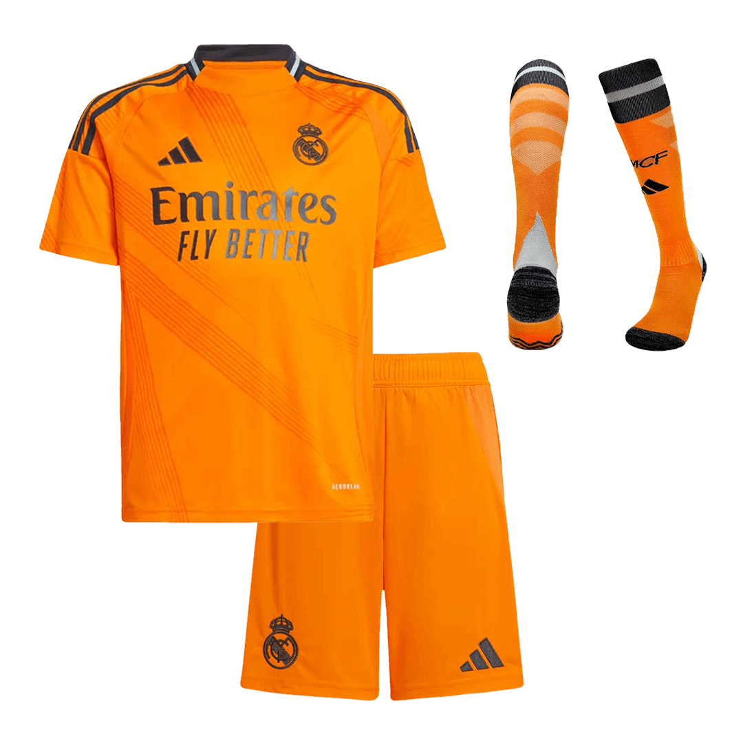 Real Madrid Away Jersey Kit Kids(Jersey+Shorts+Socks) - gojersey