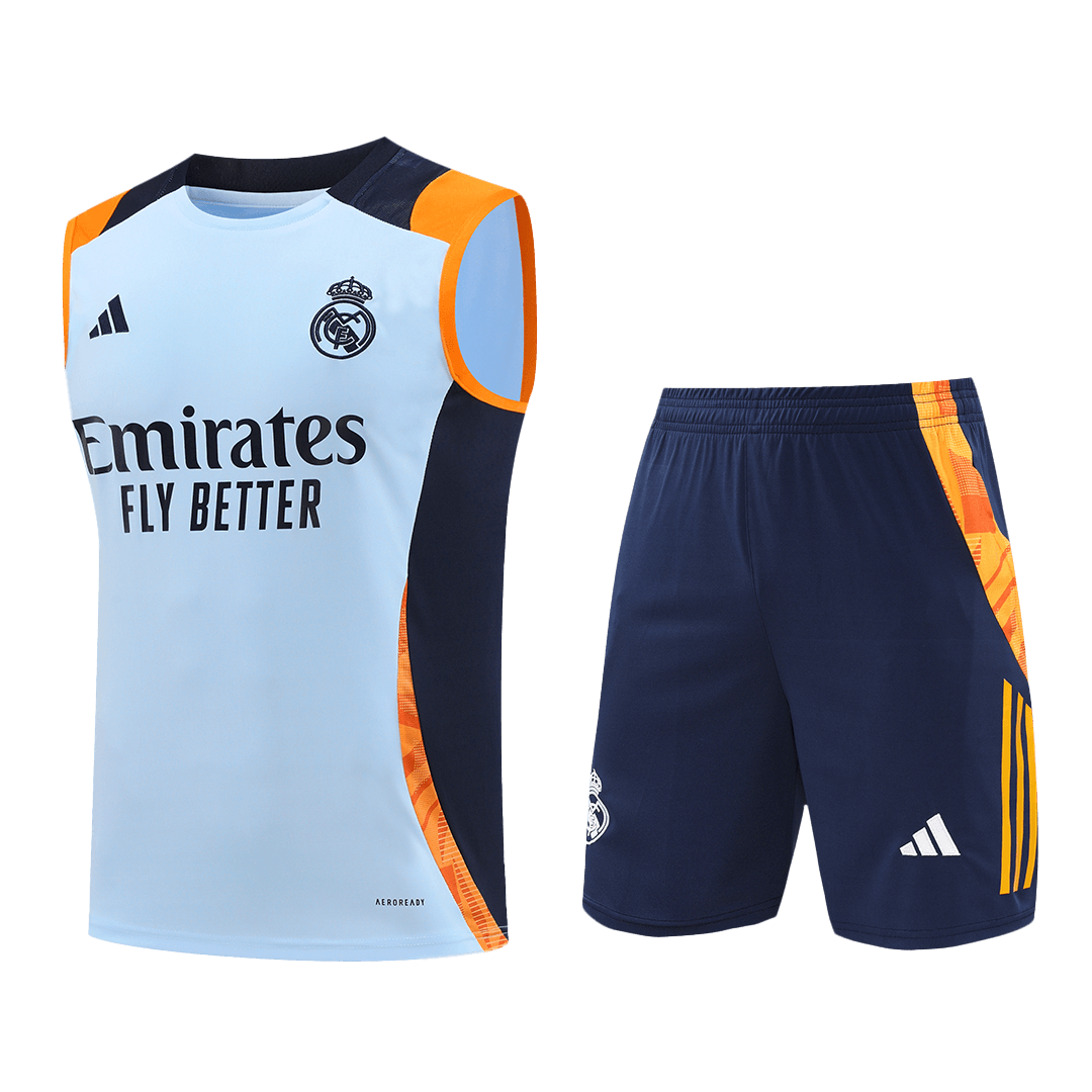 Real Madrid Pre-Match Jersey Kit (Jersey+Shorts) - gojersey