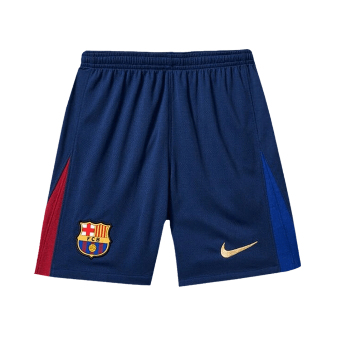 Barcelona Home Soccer Shorts - gojersey