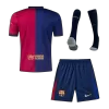 Barcelona Home Jersey Kit (Jersey+Shorts+Socks) - gojersey