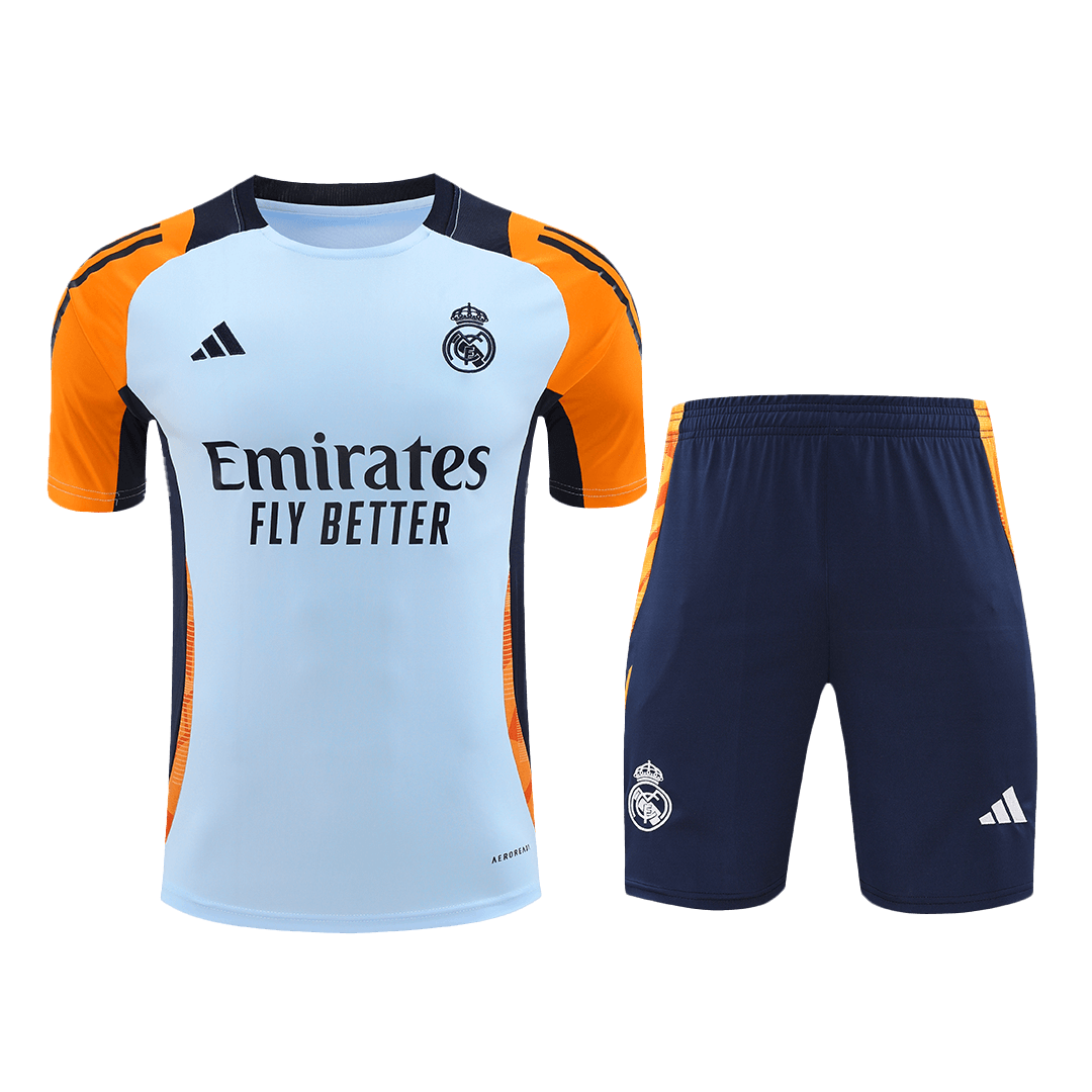 Real Madrid Pre-Match Training Jersey Kit (Jersey+Shorts) - gojersey