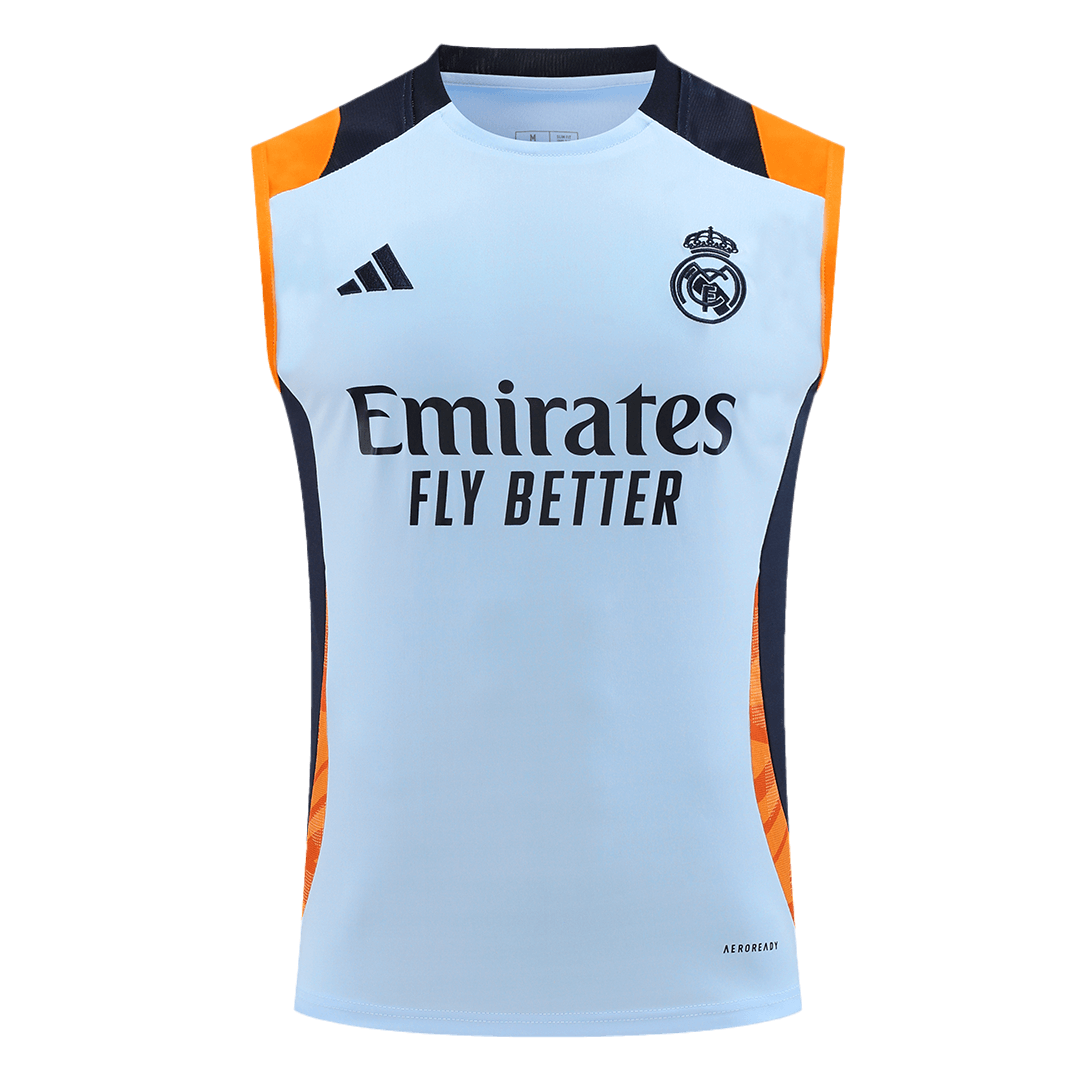 Real Madrid Pre-Match Sleeveless Jersey - gojersey