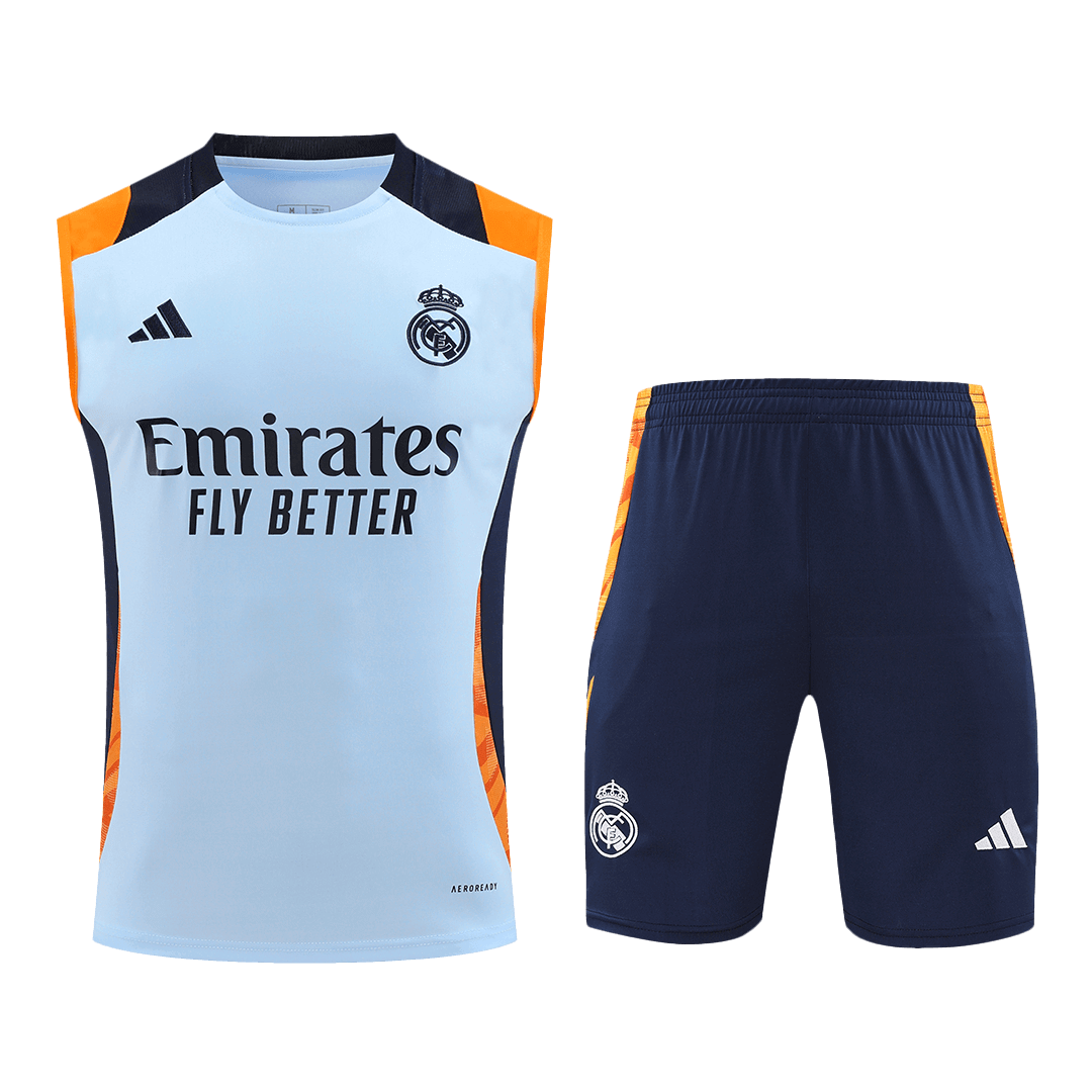 Real Madrid Pre-Match Jersey Kit (Jersey+Shorts) - gojersey
