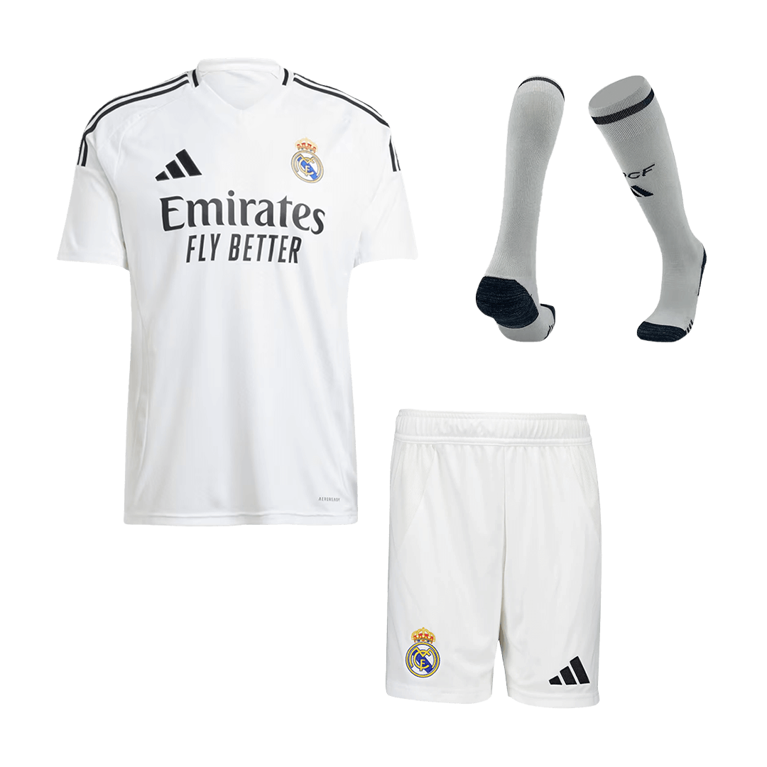 Real Madrid Home Jersey Kit (Jersey+Shorts+Socks) - gojersey