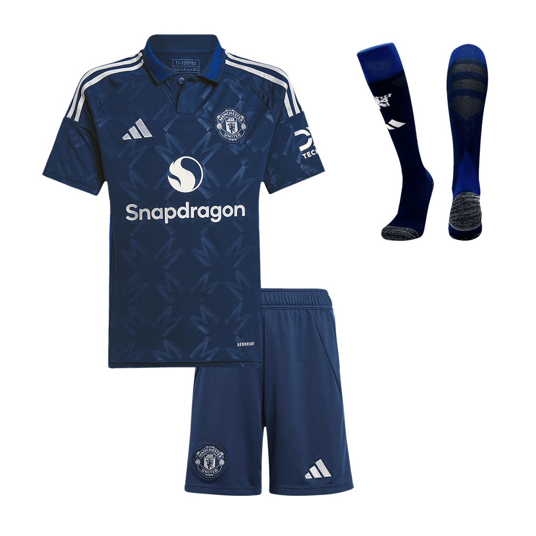 Manchester United Away Jersey Kit Kids(Jersey+Shorts+Socks) - gojersey