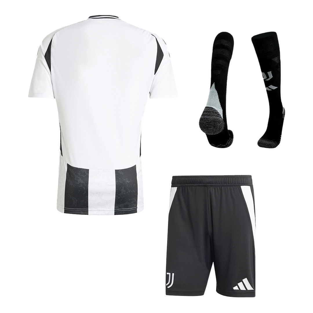 Juventus Home Soccer Jersey Kit (Jersey+Shorts+Socks) - Save The Children Sponsor - gojersey