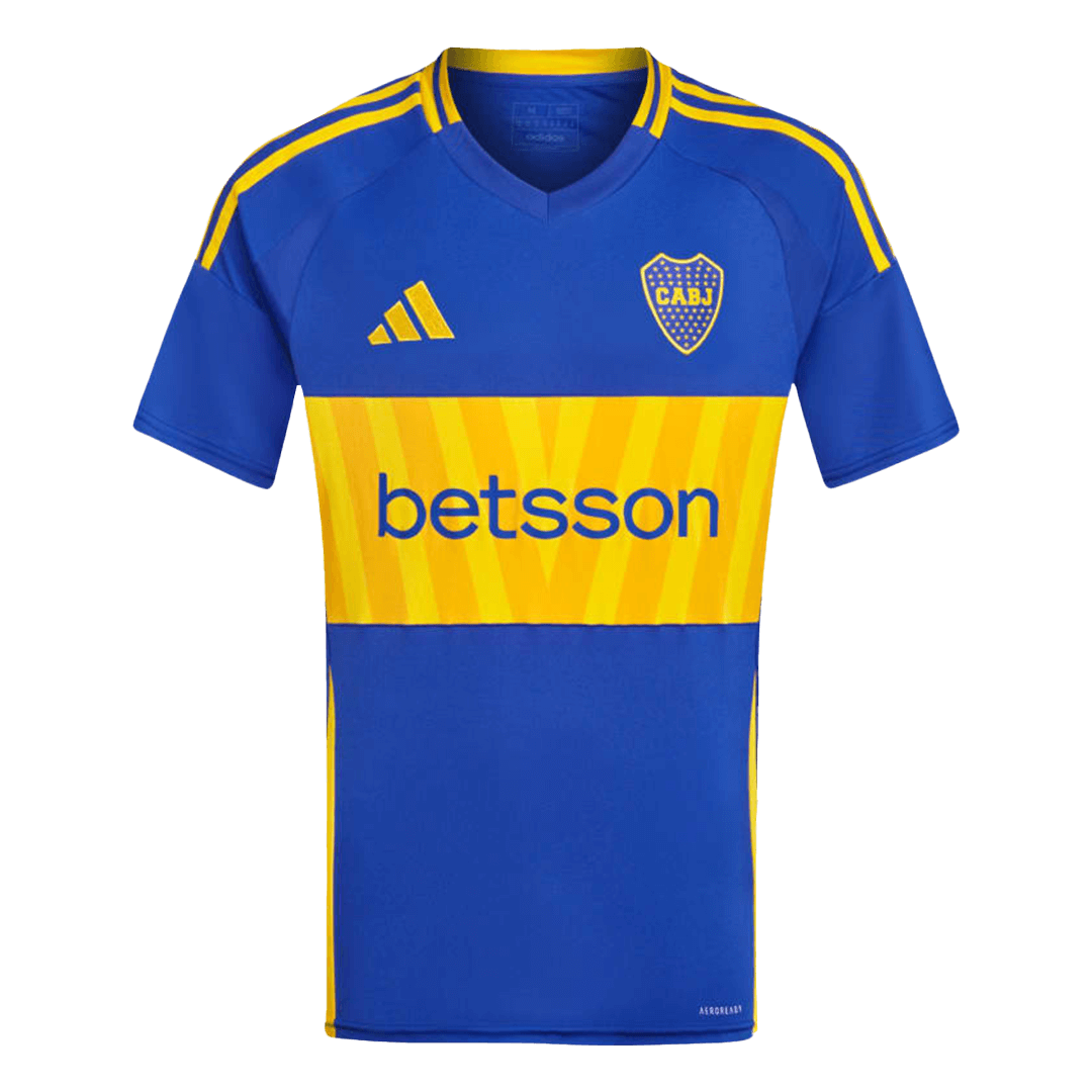 Boca Juniors Home Custom Soccer Jersey - gojersey