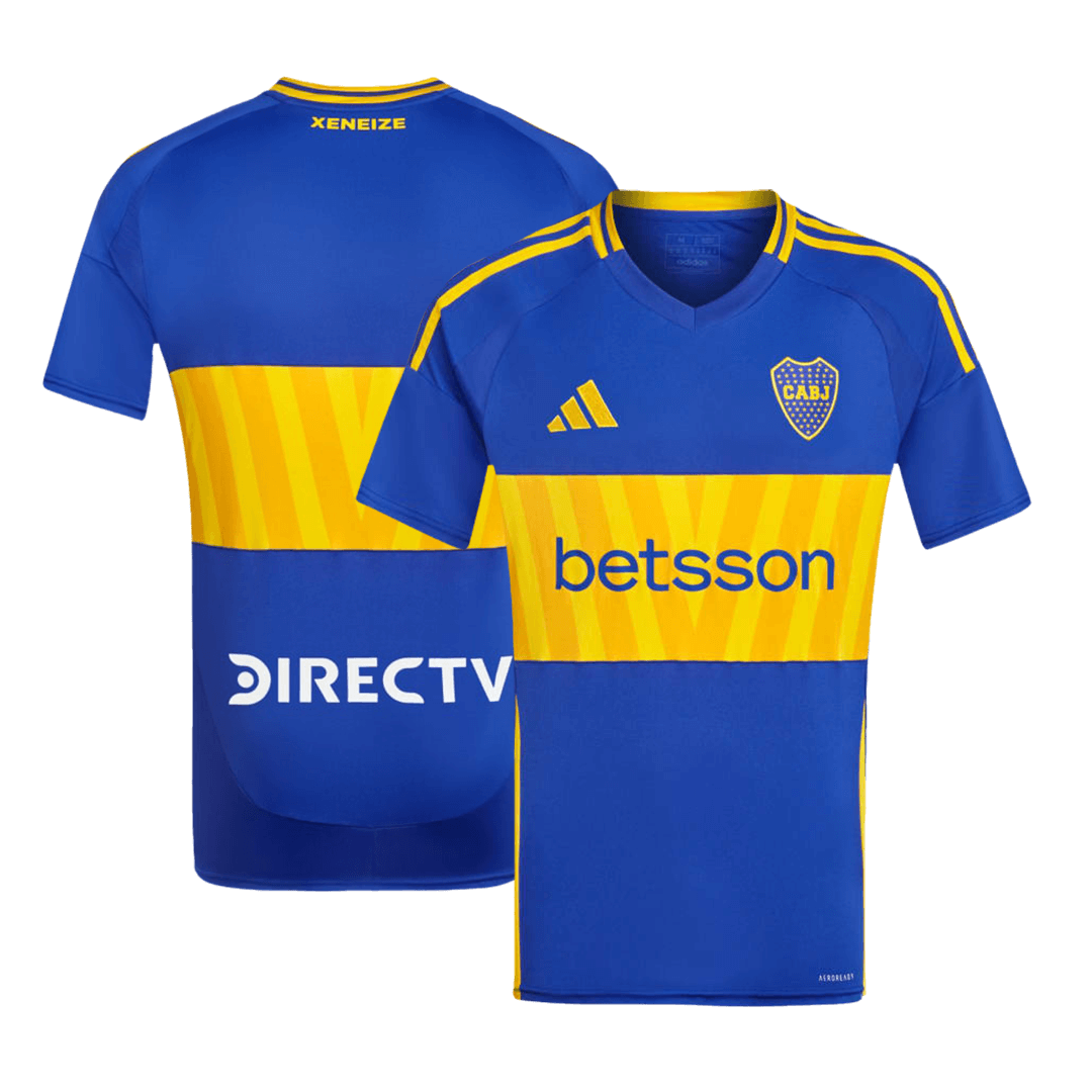 Boca Juniors Home Custom Soccer Jersey - gojersey