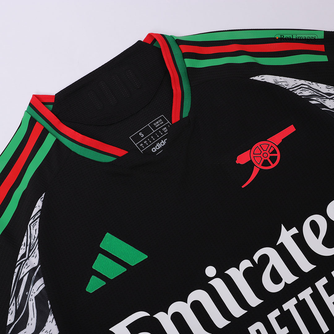 Arsenal SAKA #7 Away Soccer Jersey Authentic - gojersey