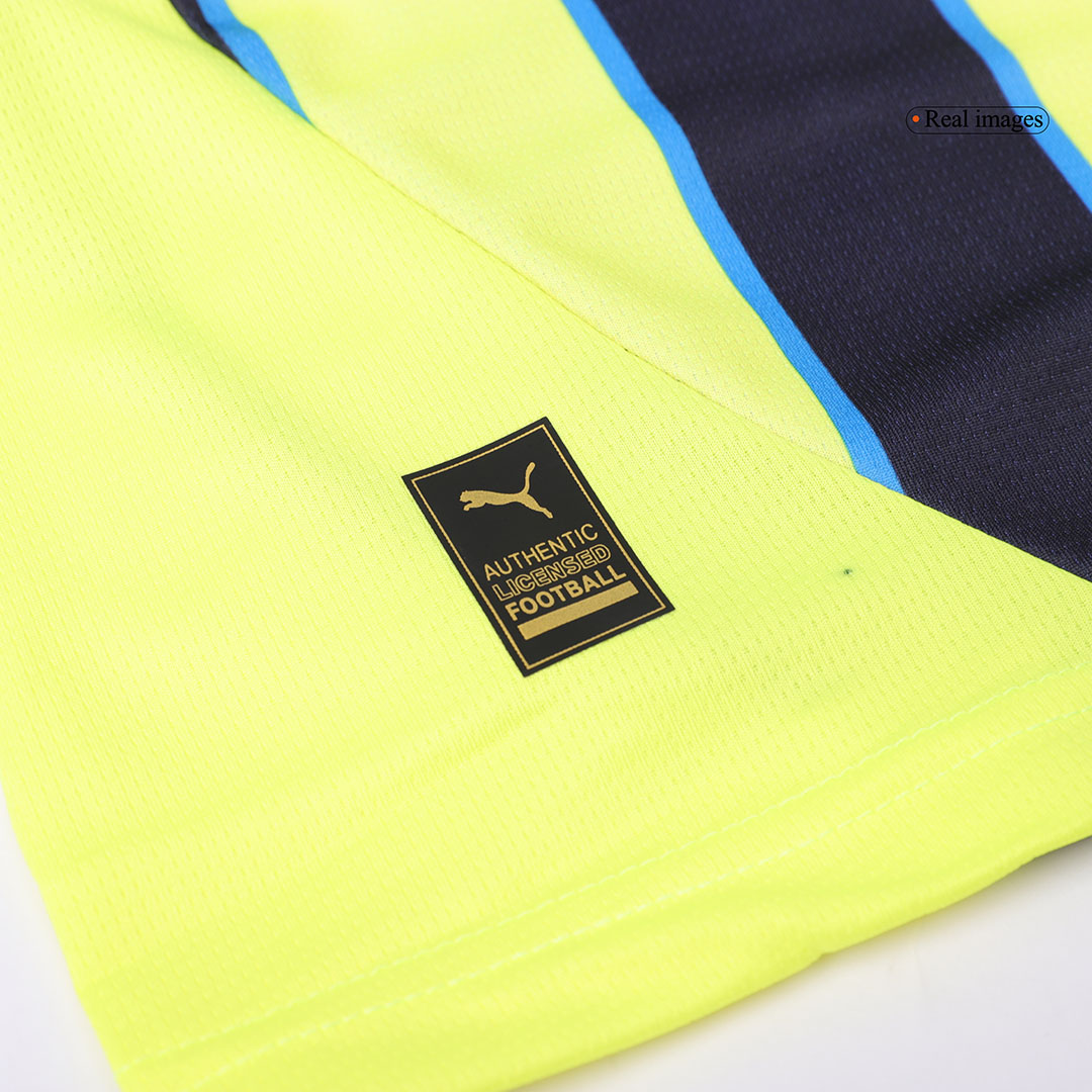 Manchester City Away Soccer Jersey Kit (Jersey+Shorts+Socks) - gojersey