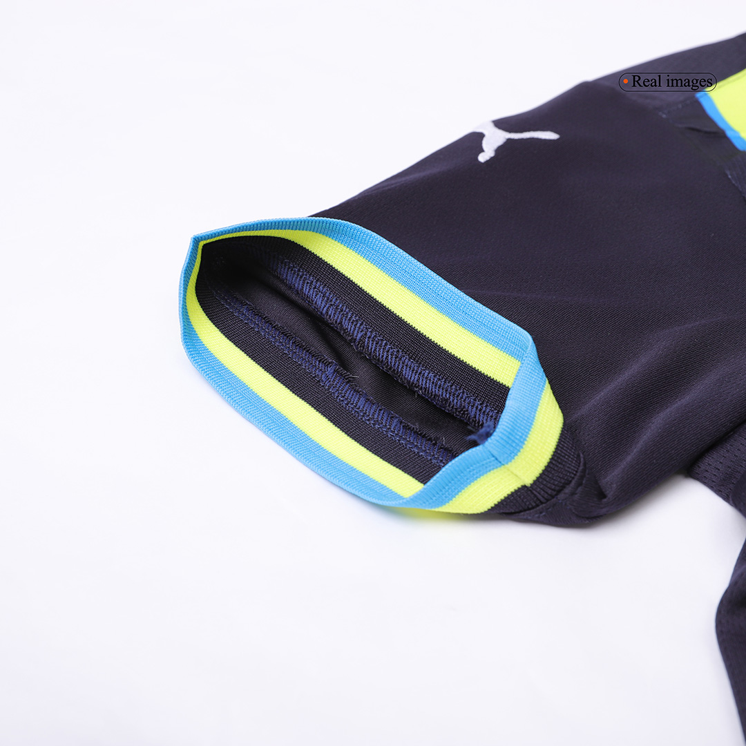 Manchester City Away Soccer Jersey Kit (Jersey+Shorts+Socks) - gojersey