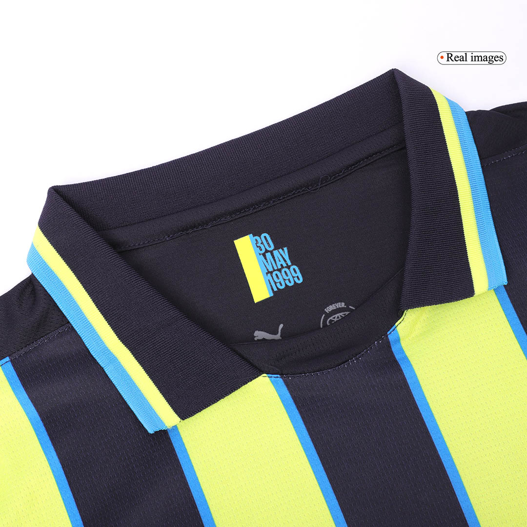 Manchester City Away Soccer Jersey Kit (Jersey+Shorts+Socks) - gojersey