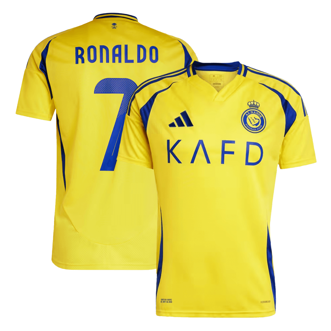 Al Nassr RONALDO #7 Home Soccer Jersey - ACL - gojersey