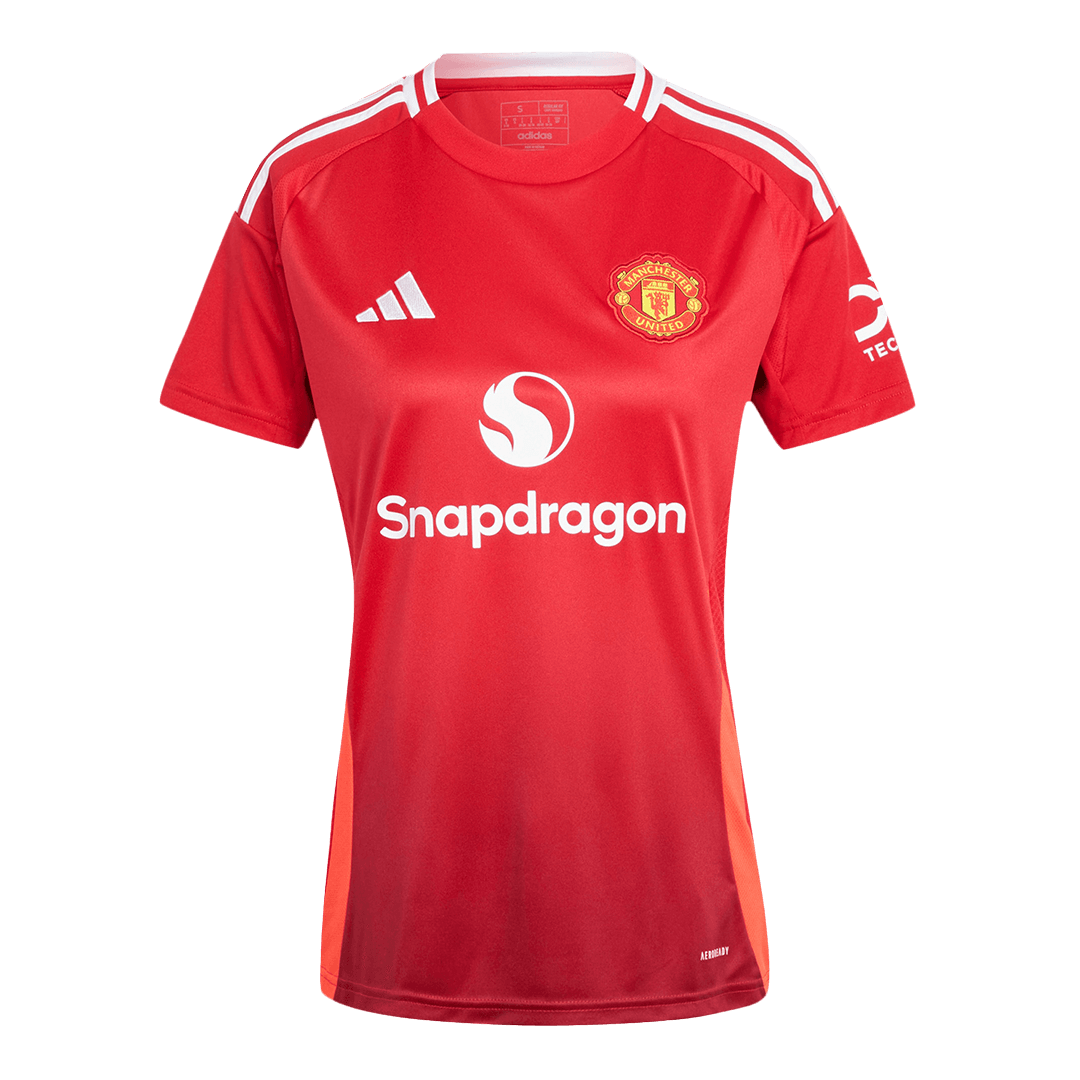 Women's Manchester United Home Soccer Jersey - gojersey