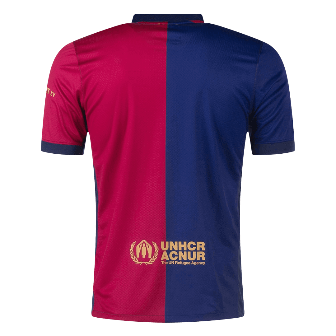 Barcelona Home Jersey-Spotify Logo Without Text - gojersey