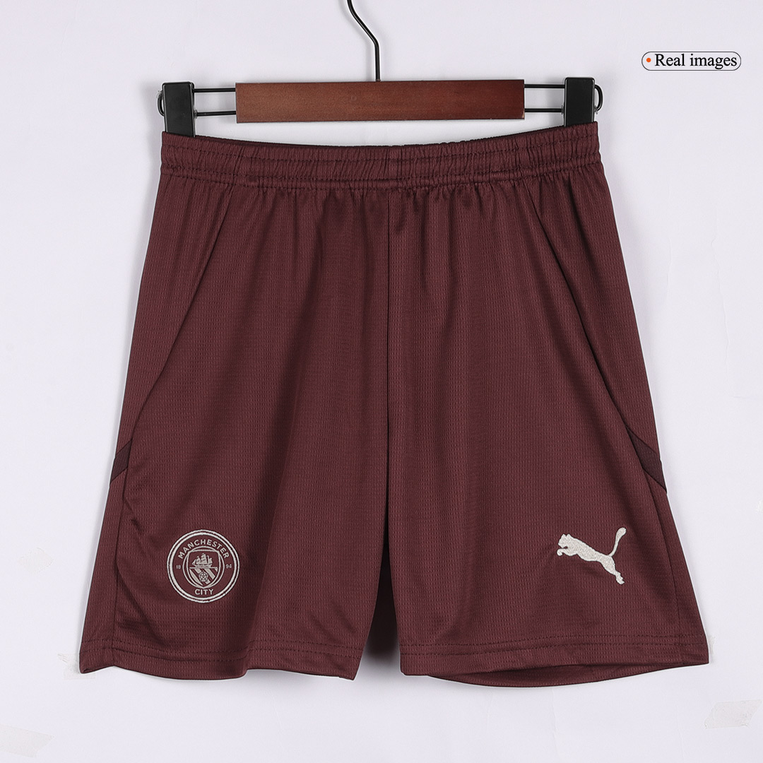 Manchester City Third Away Jersey Kit Kids(Jersey+Shorts) - gojersey