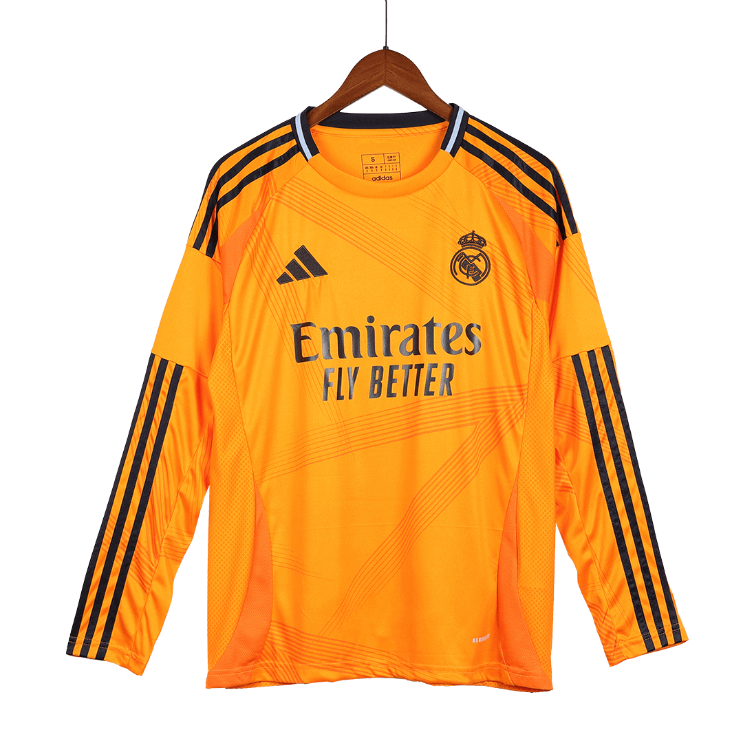Real Madrid Long Sleeve Away Jersey - gojersey