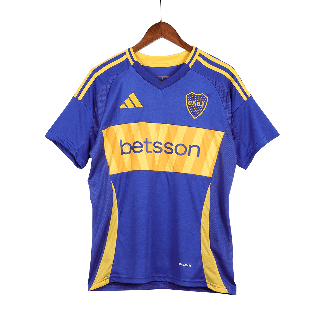 Boca Juniors Home Custom Soccer Jersey - gojersey