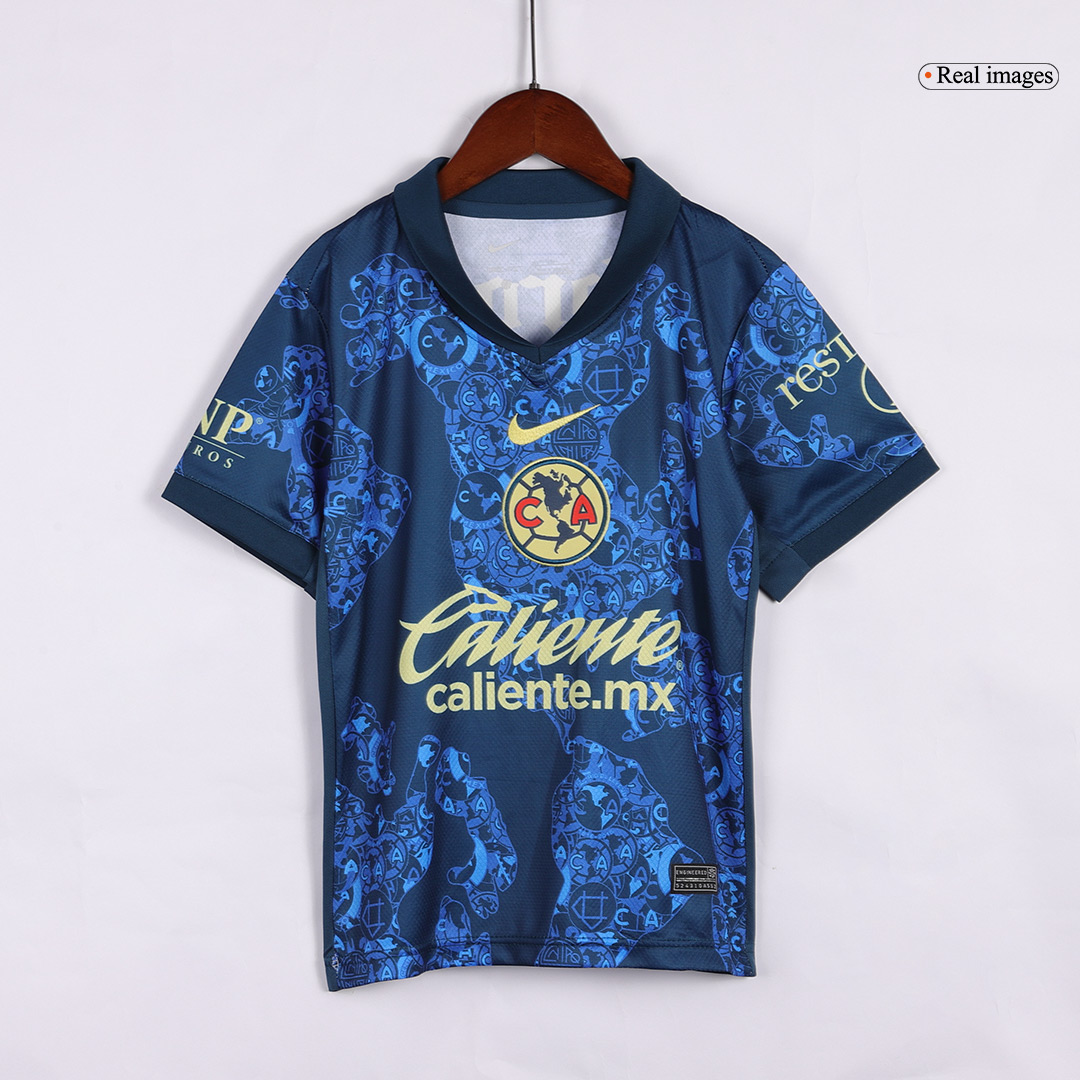 Club America Away Soccer Jersey Kit Kids(Jersey+Shorts) - gojersey