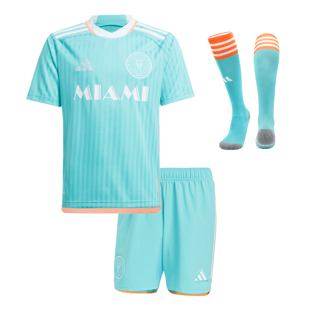 Inter Miami CF Third Away Soccer Jersey Kit Kids(Jersey+Shorts+Socks) - gojersey