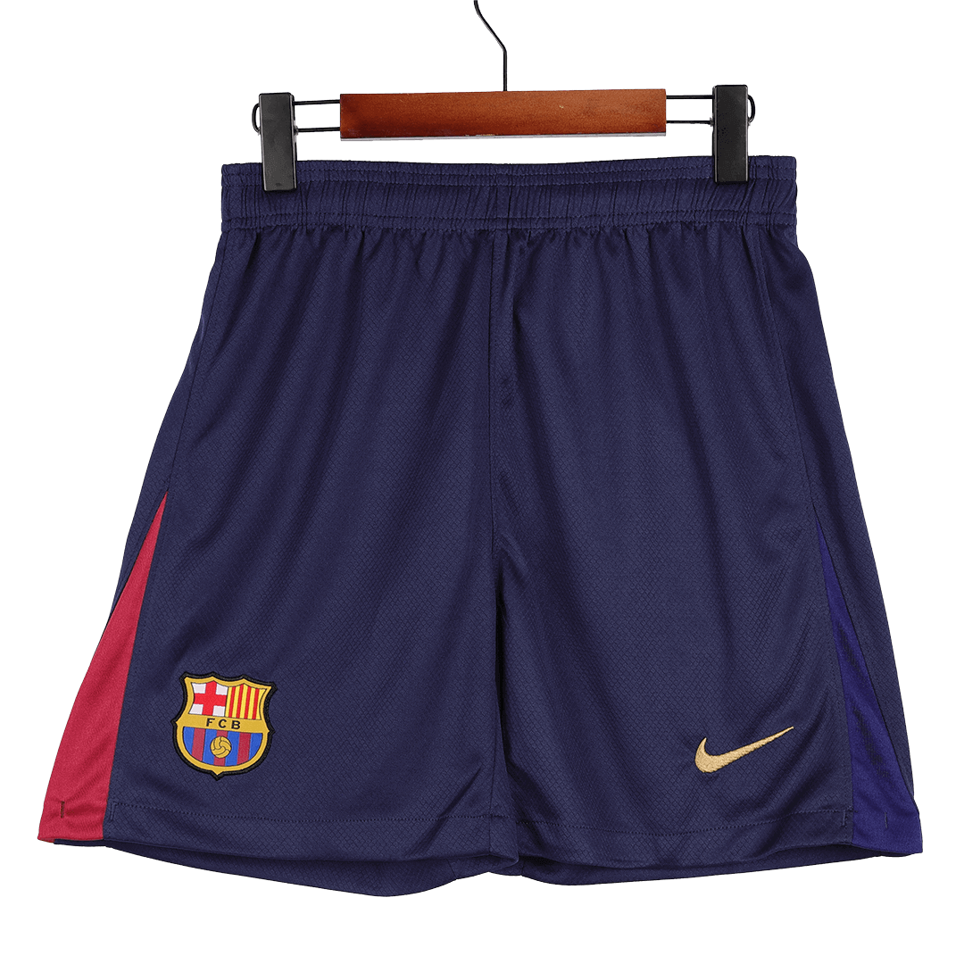 Barcelona Home Soccer Shorts - gojersey