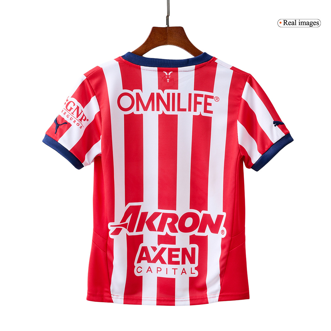 Chivas Home Soccer Jersey Kit Kids(Jersey+Shorts) - gojersey