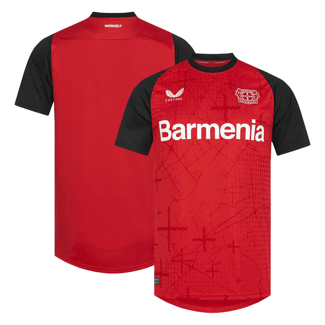 Bayer 04 Leverkusen Home Soccer Jersey - gojersey