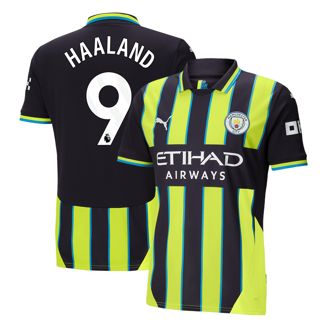 Manchester City HAALAND #9 Away Soccer Jersey - gojersey