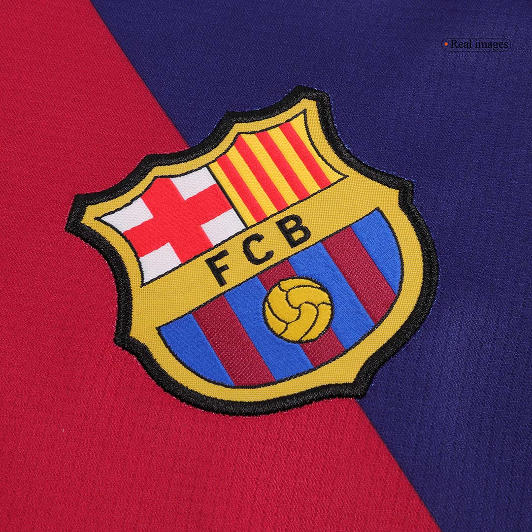 Barcelona GAVI #6 Home Jersey - Spotify Logo Without Text - gojersey