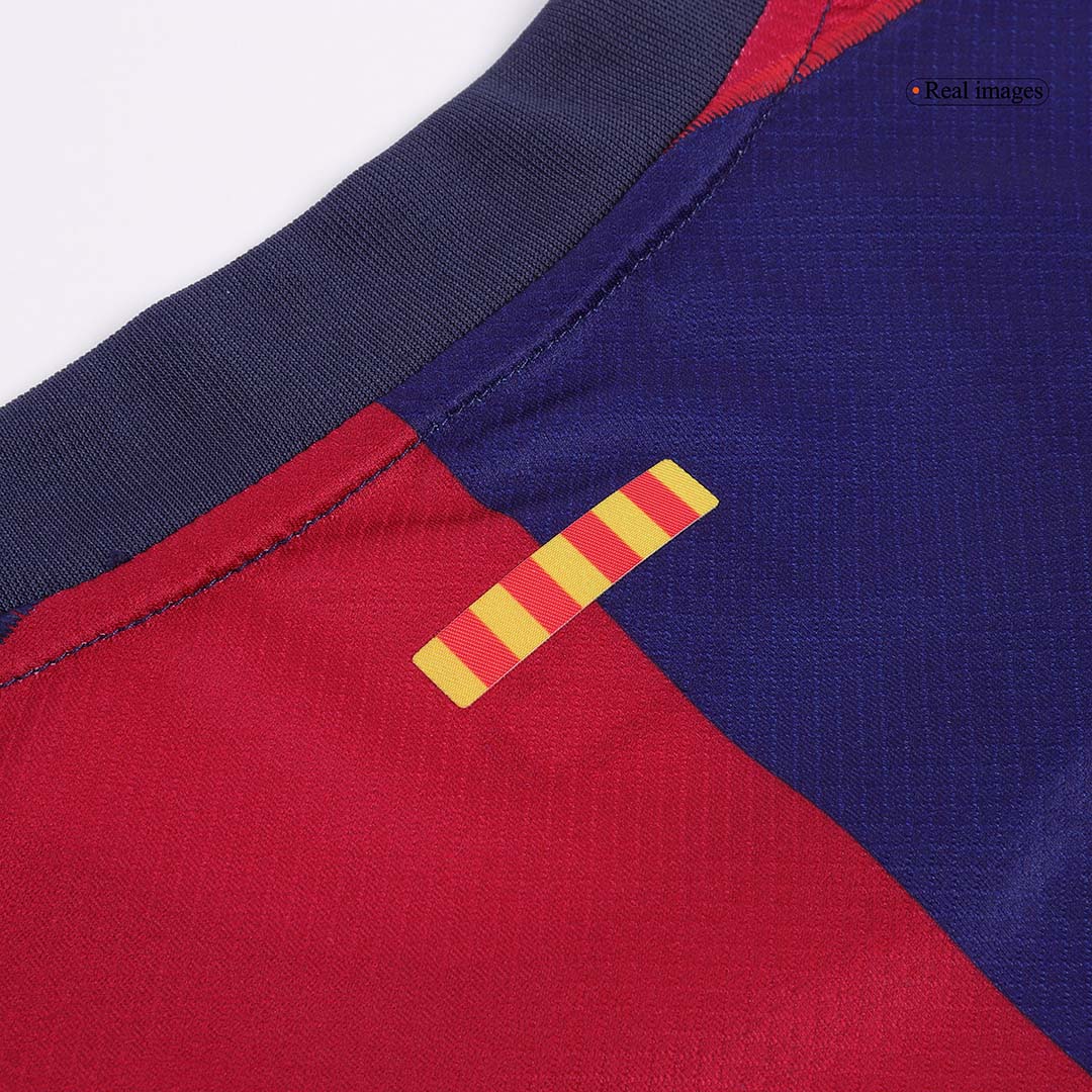 Barcelona GAVI #6 Home Jersey - Spotify Logo Without Text - gojersey