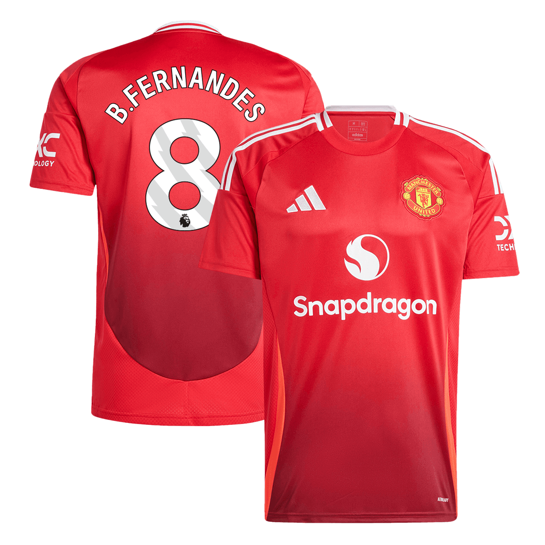Manchester United B.FERNANDES #8 Home Jersey - gojersey