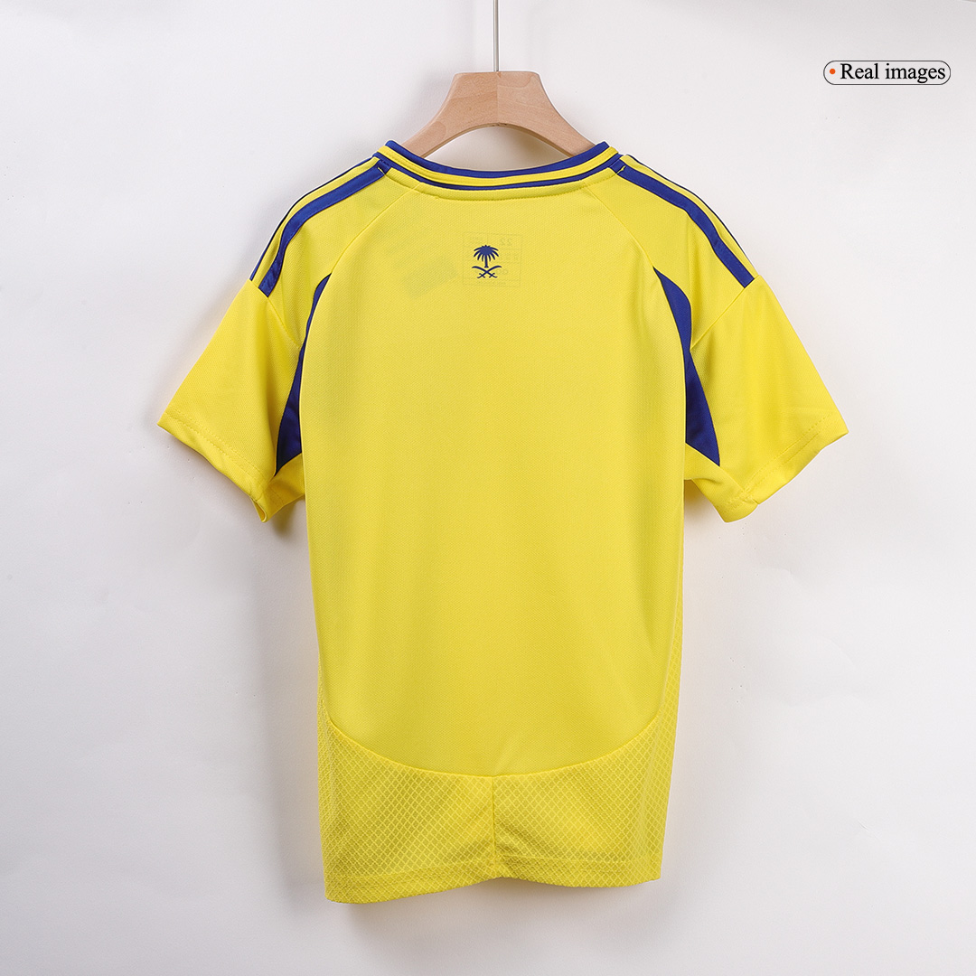 Al Nassr Home Soccer Jersey Kit Kids(Jersey+Shorts) - gojersey