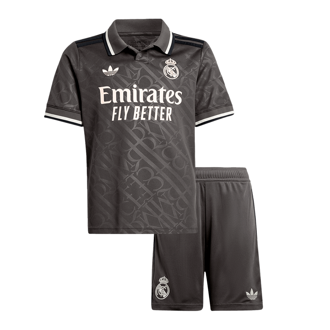 Real Madrid Third Away Soccer Jersey Kit Kids(Jersey+Shorts) - gojersey