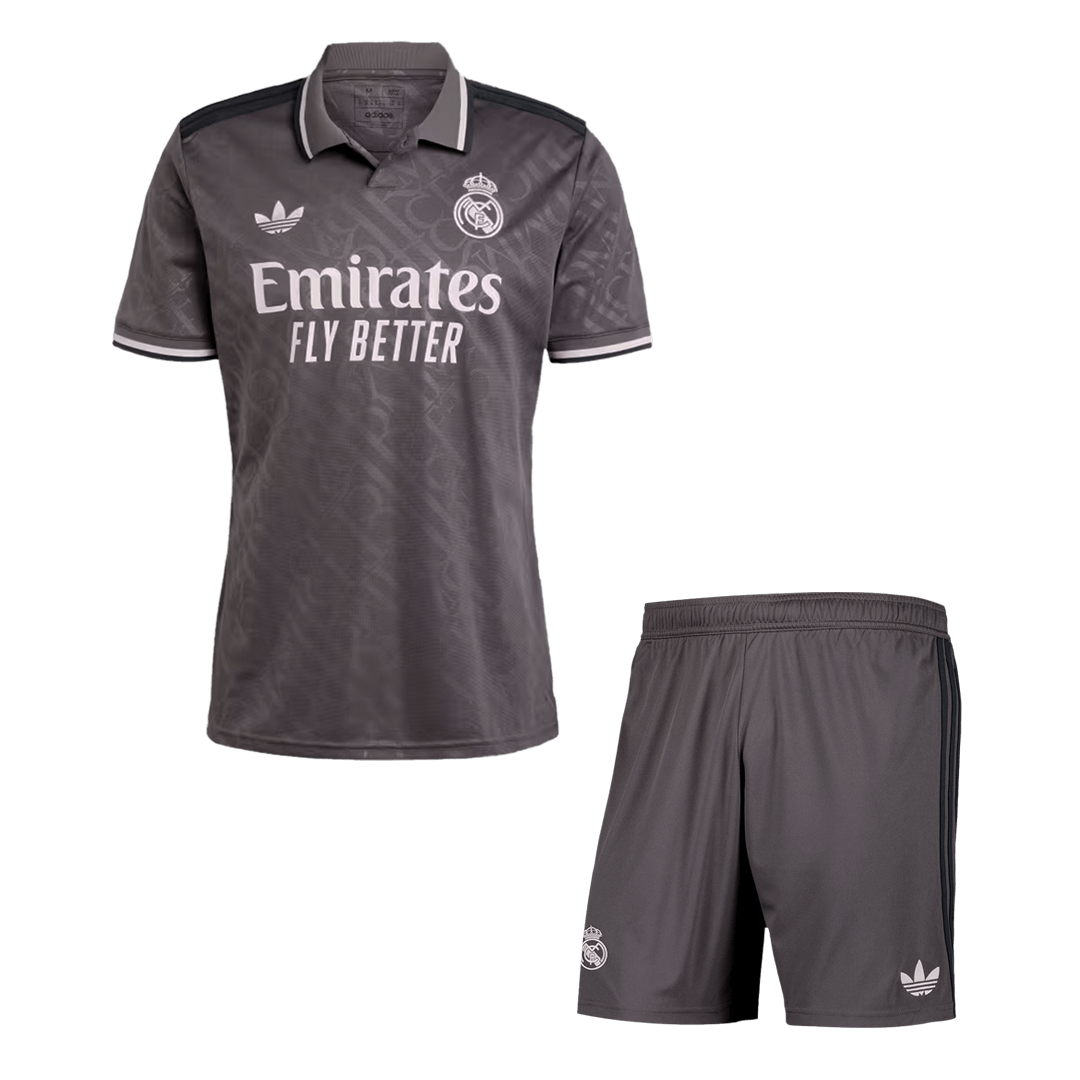 Real Madrid Third Away Soccer Jersey Kit (Jersey+Shorts) - gojersey