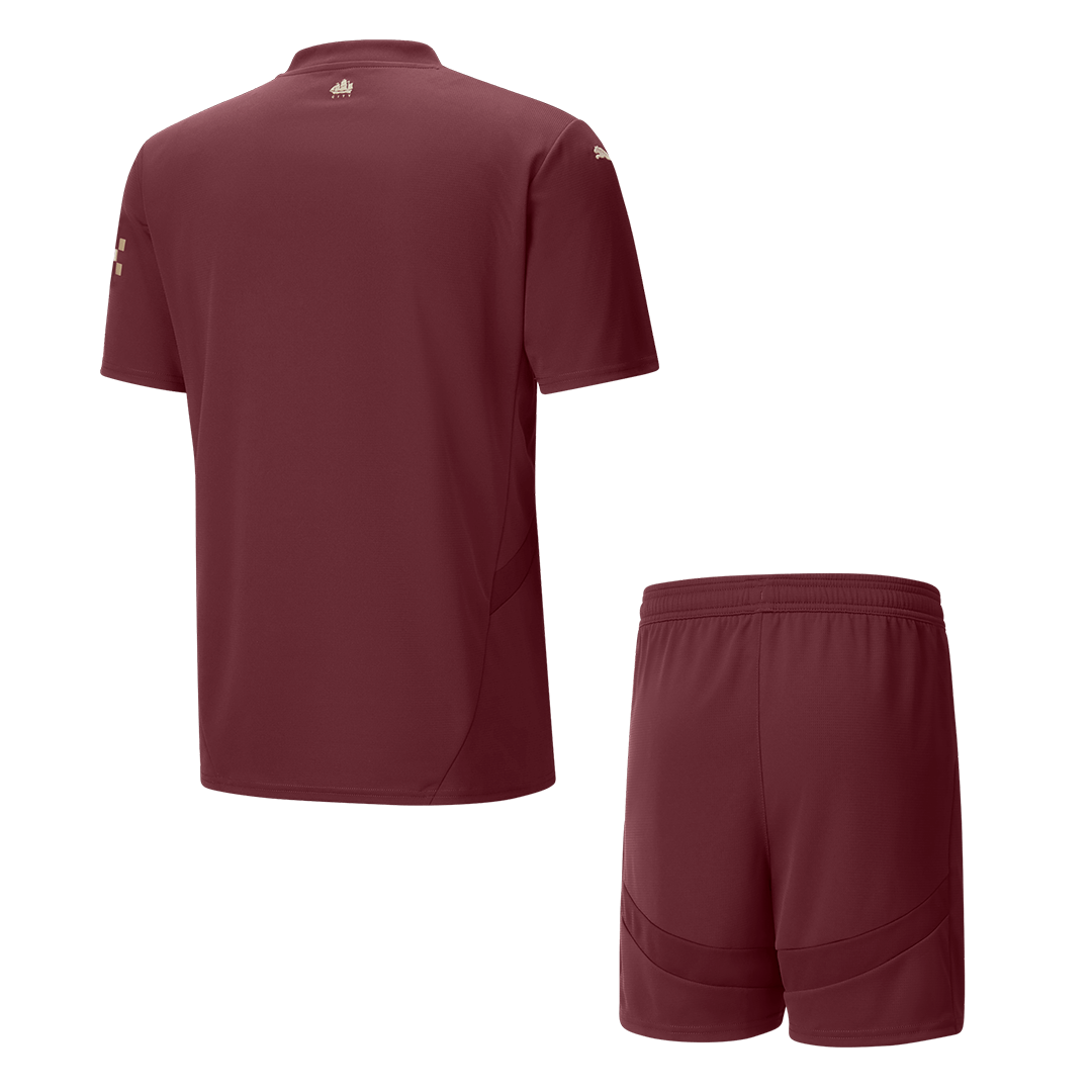 Manchester City Third Away Soccer Jersey Kit (Jersey+Shorts) - gojersey