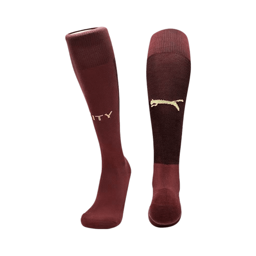 Manchester City Third Away Soccer Socks - gojersey