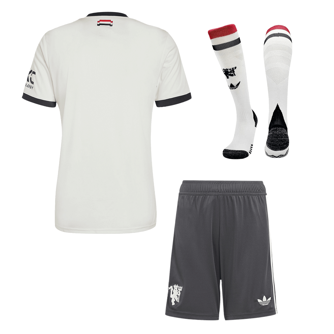 Manchester United Third Away Soccer Jersey Kit (Jersey+Shorts+Socks) - gojersey
