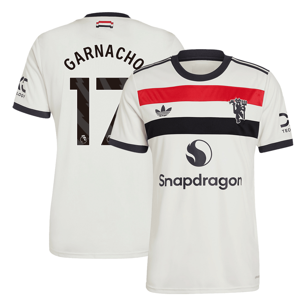 Manchester United GARNACHO #17 Third Away Soccer Jersey - gojersey