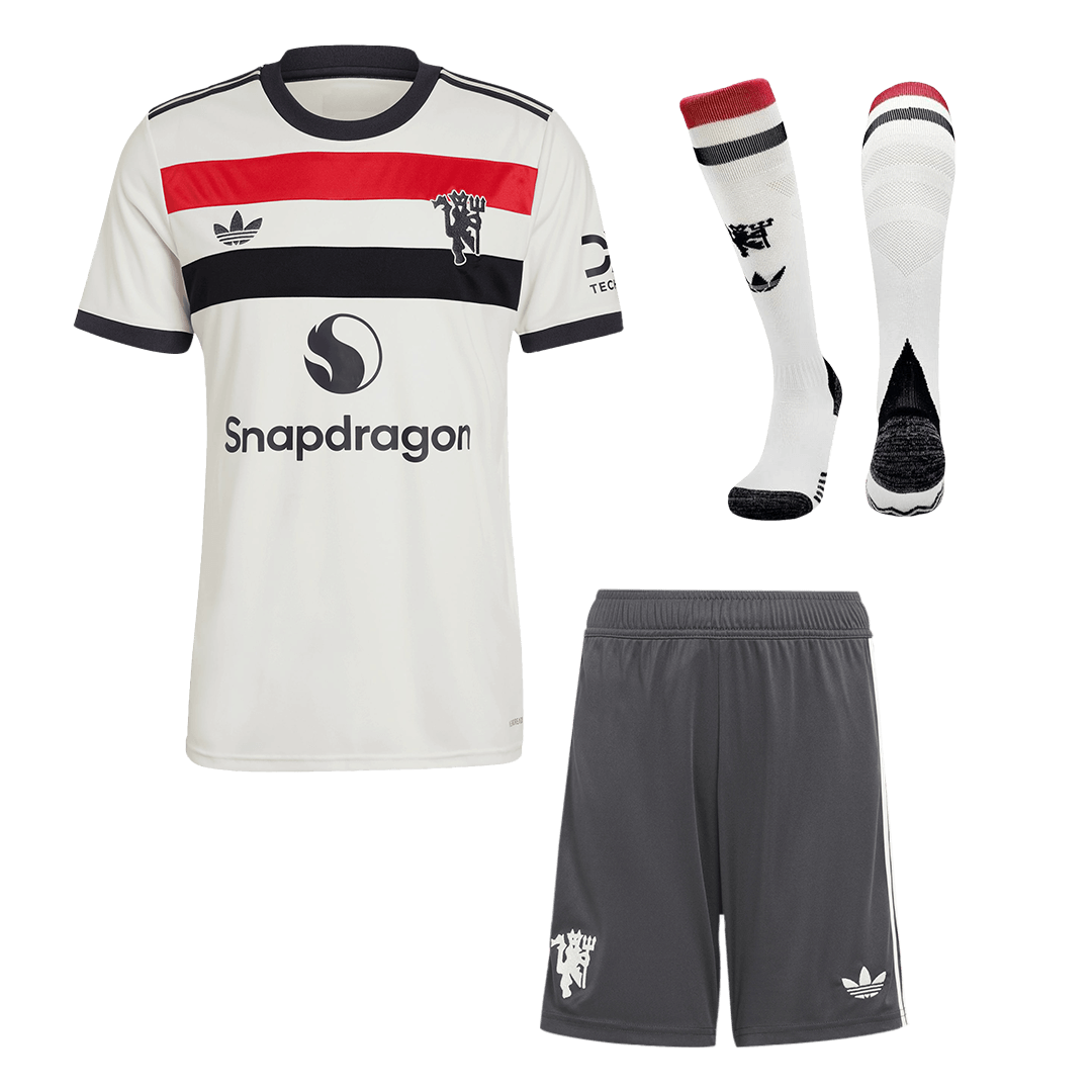 Manchester United Third Away Soccer Jersey Kit (Jersey+Shorts+Socks) - gojersey
