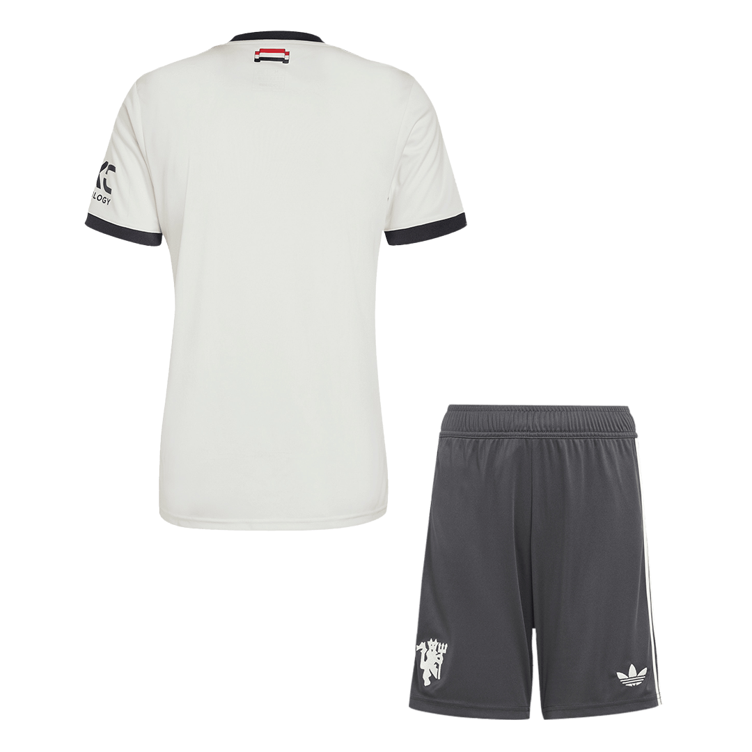 Manchester United Third Away Soccer Jersey Kit (Jersey+Shorts) - gojersey