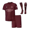 Manchester City Third Away Soccer Jersey Kit 2024/25 Kids(Jersey+Shorts+Socks) - gojersey