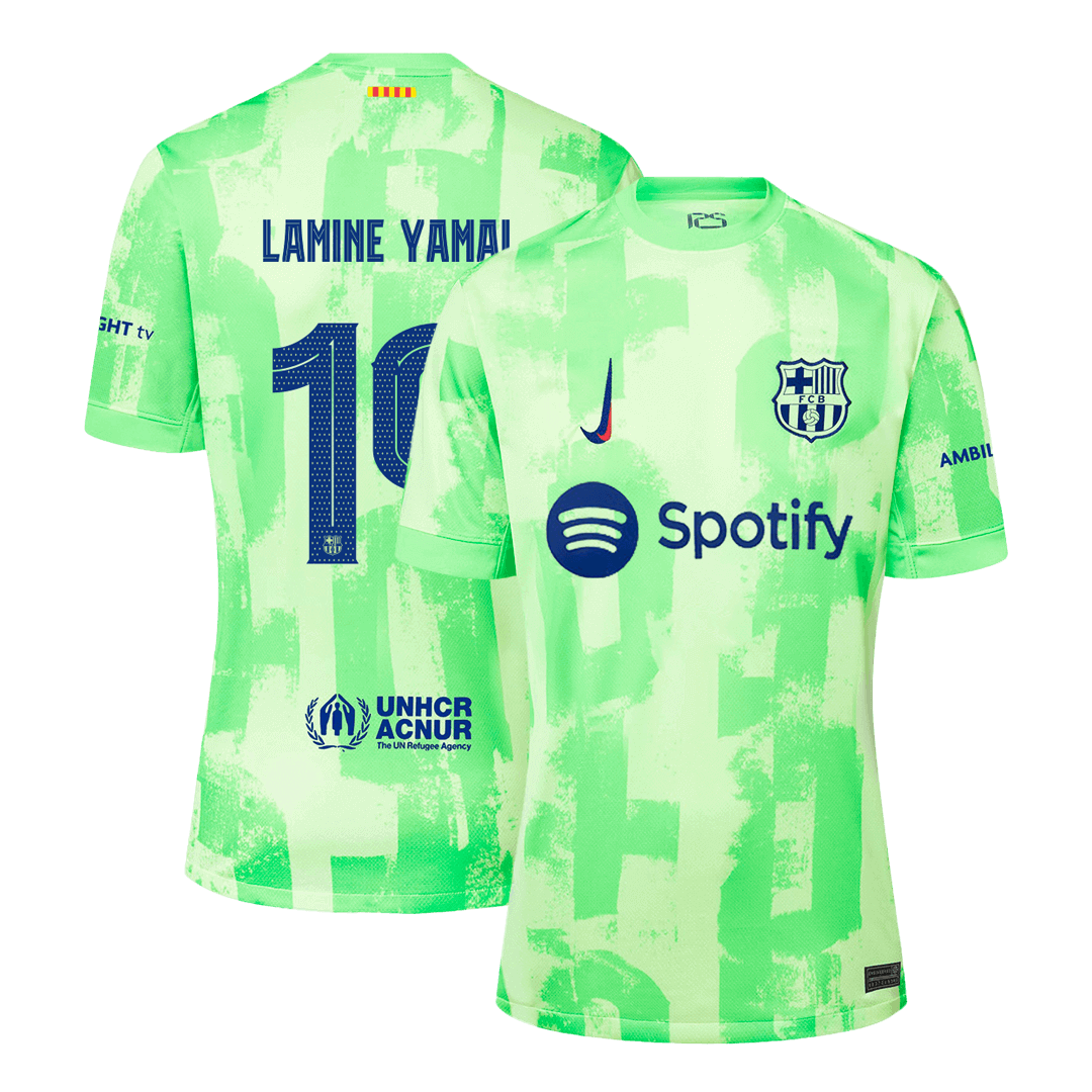 Barcelona LAMINE YAMAL #19 Third Away Jersey - UCL Edition - gojersey