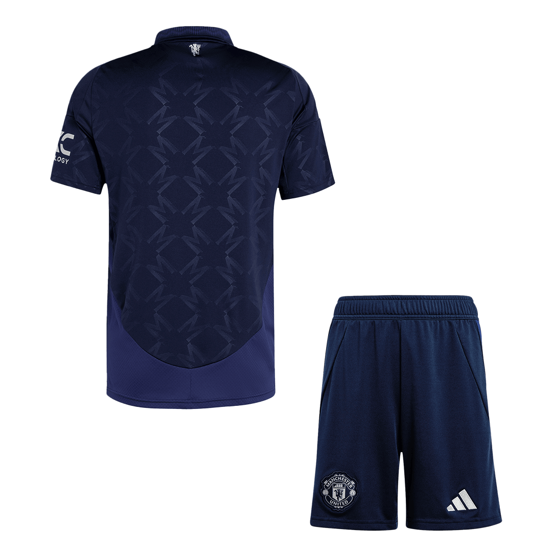 Manchester United Away Soccer Jersey Kit (Jersey+Shorts) - gojersey