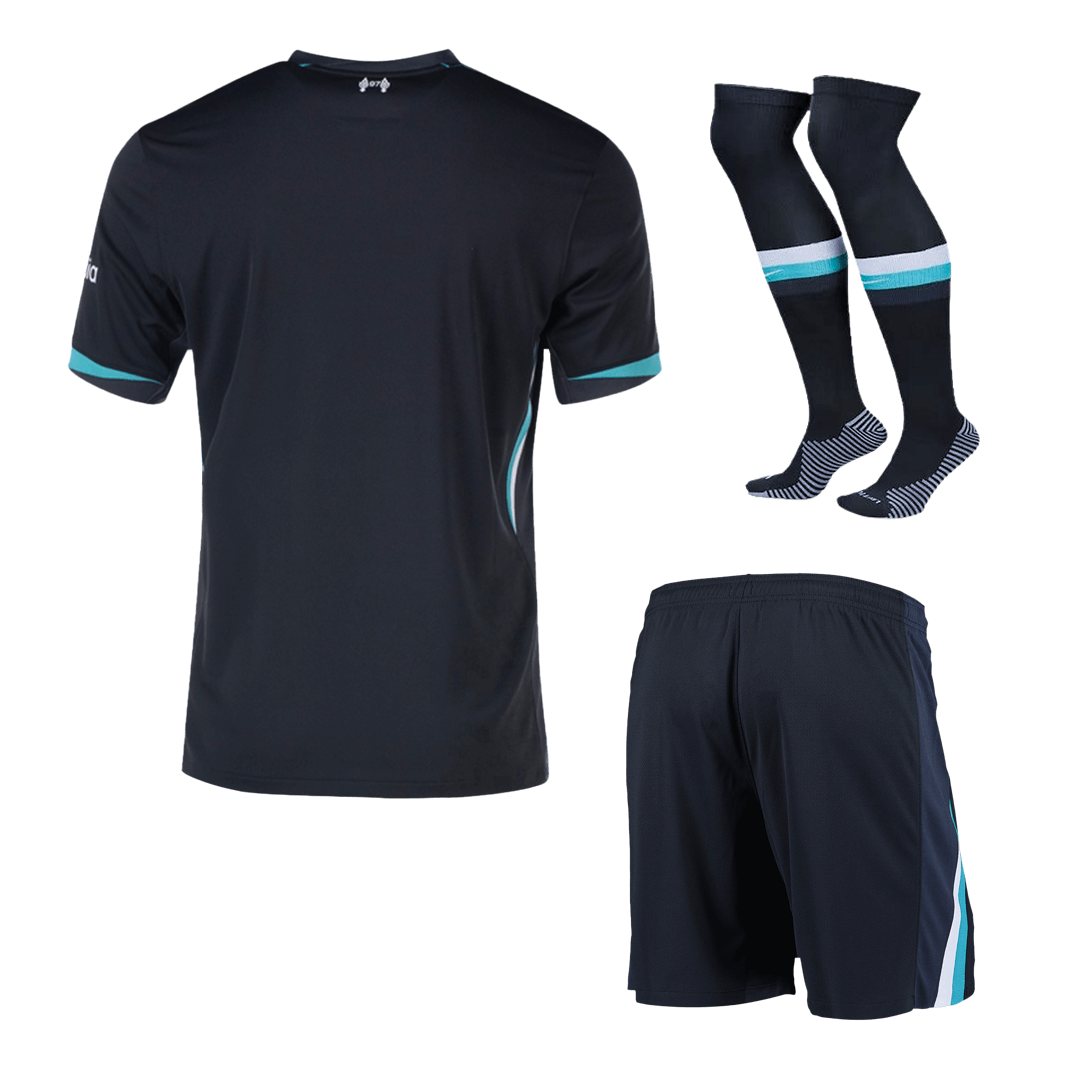 Liverpool Away Soccer Jersey Kit (Jersey+Shorts+Socks) - gojersey