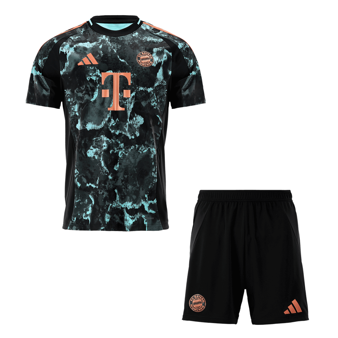 Bayern Munich Away Soccer Jersey Kit (Jersey+Shorts) - gojersey