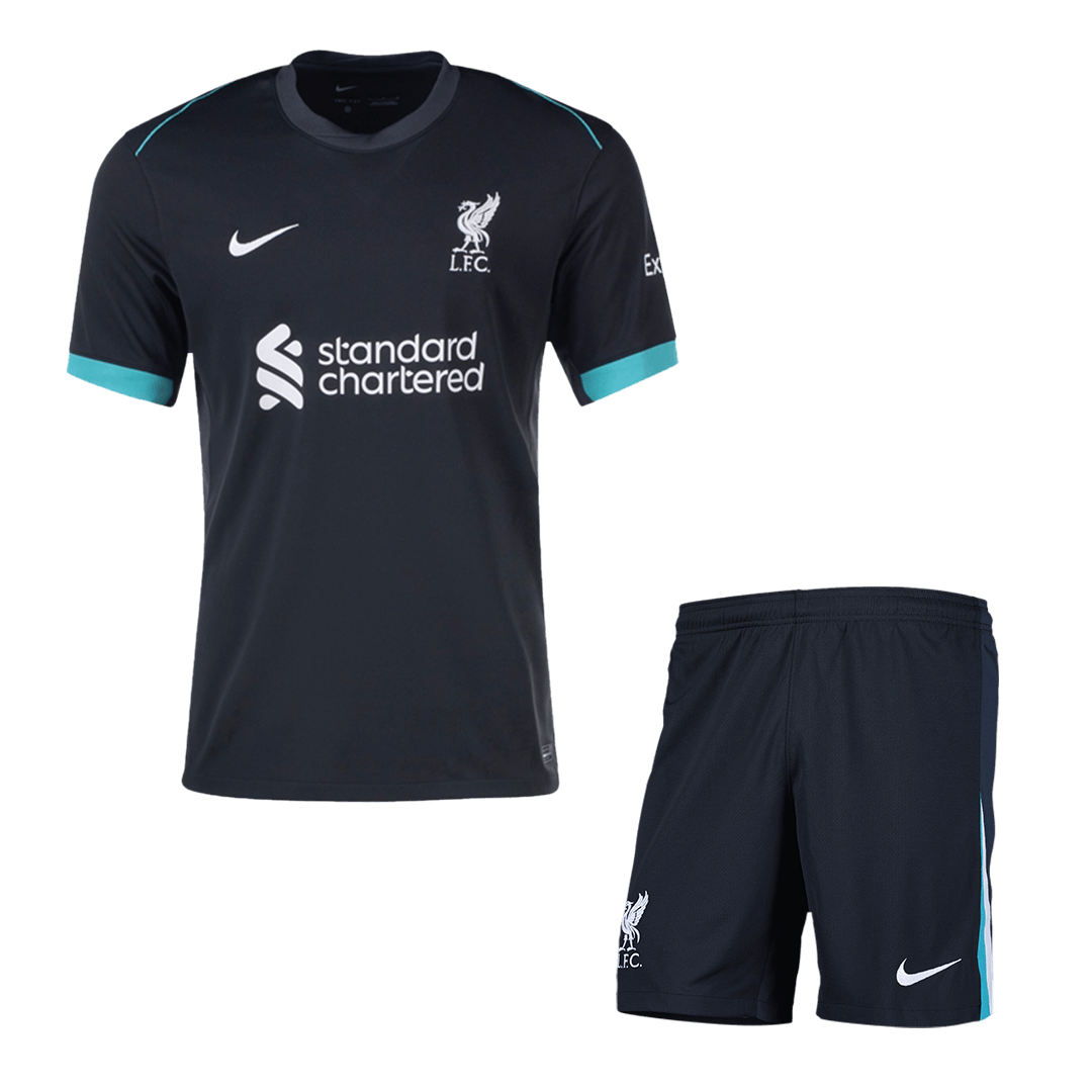 Liverpool Away Soccer Jersey Kit (Jersey+Shorts) - gojersey