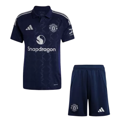 Manchester United Away Soccer Jersey Kit (Jersey+Shorts) - gojersey