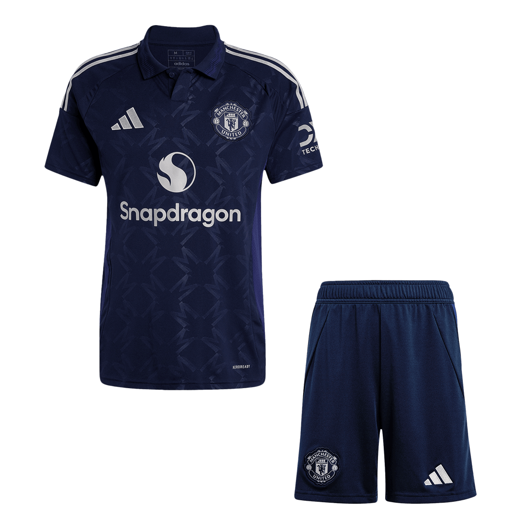 Manchester United Away Soccer Jersey Kit (Jersey+Shorts) - gojersey