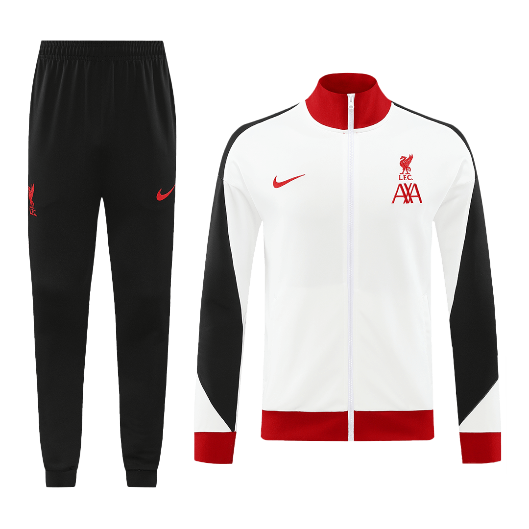 Liverpool Training Kit - White (Jacket+Pants) - gojersey